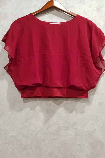 YIMEYIBEI Women's Red Sleeveless Nighty