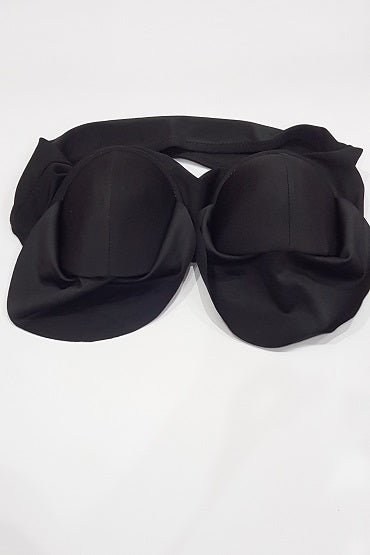 Women's black soft bra
