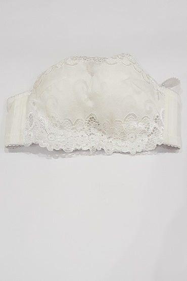 WOMEN WHITE FANCY BRA