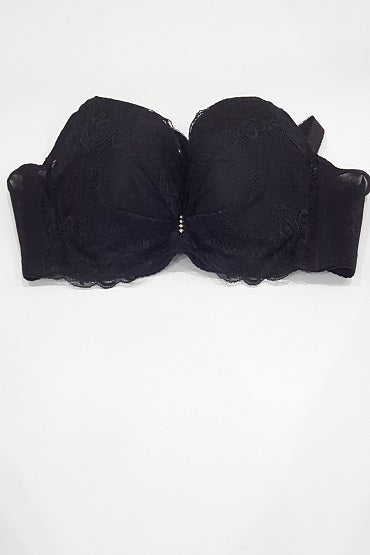 BLACK FANCY BRA