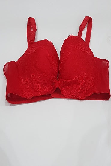 YIMEYIBEI Women's  Red Fancy Bra