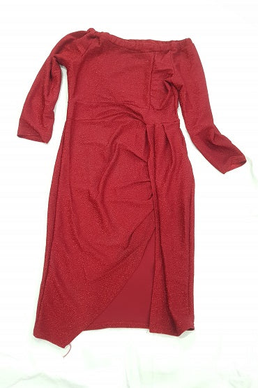 YIMEYIBEI WOMEN'S RED FANCY DRESS